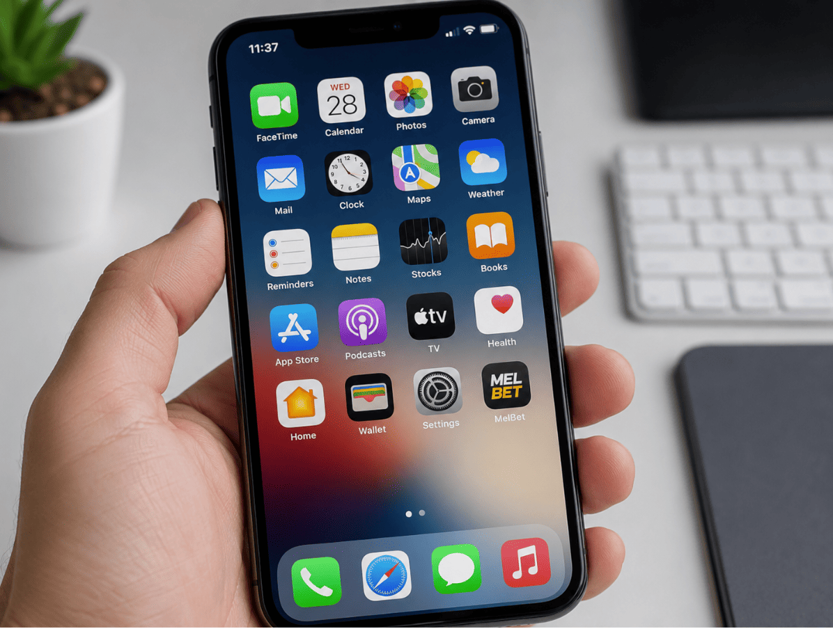 Instalación de MelBet iOS en iPhone a través de Safari