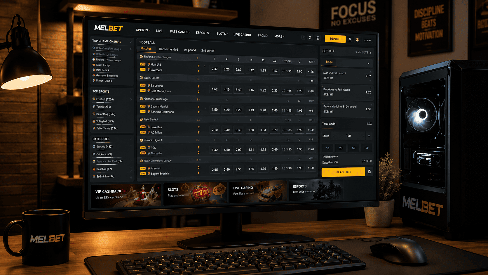 MelBet desktop: aplicación para PC y Windows